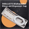 00611575 Dishwasher Rinse-Aid Dispenser Cap Replacement for Bosch Dishwasher Parts