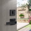 Brotima 2 Pack Keyed Entry Door Lever and Single Cylinder