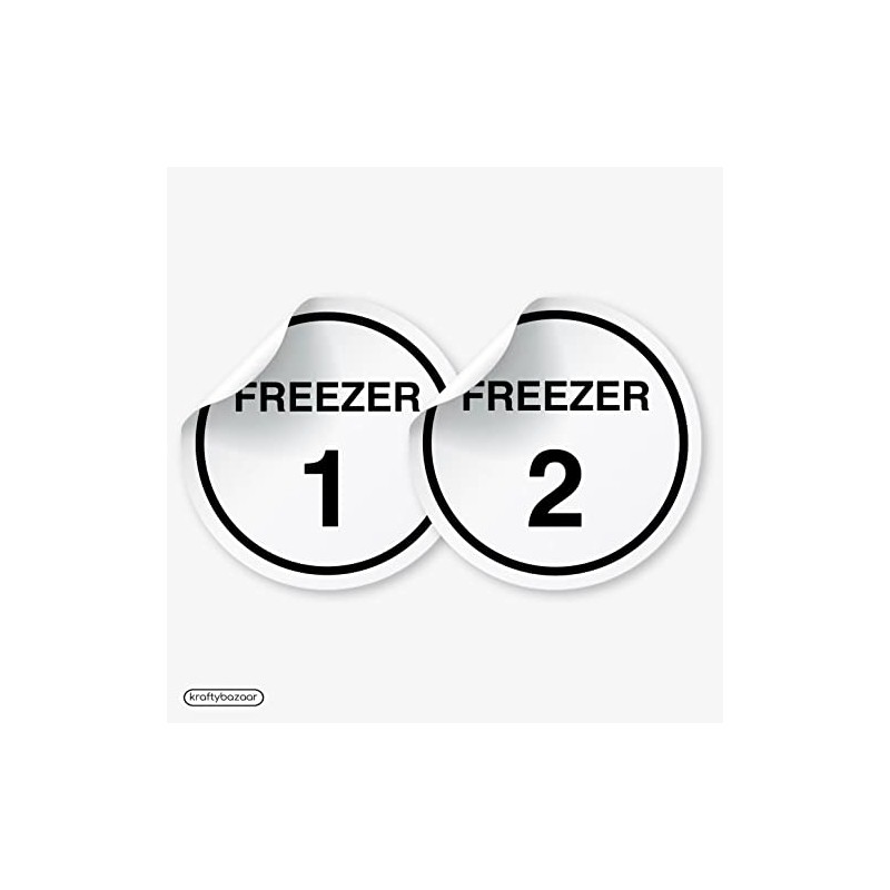 Kitchen Organizational Stickers, Kitchen Safety Signs, Waterproof, Durable 95mm Stickers