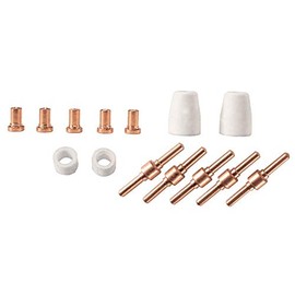 Scheppach Accessory Set 14 Pieces Plasma Cutter PLC40 | 5 Nozzles - 5 Electrodes - 2 Ceramic Burner Tips - 2 Diffusers