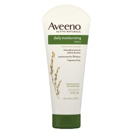 Aveeno Aveeno Body Lotion, Active Naturals Daily Unscented Moisturizing Cream for Dry Skin, 227ML (Packaging May Vary)