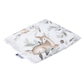 Medi Partners Cherry Stone Cushion, Grain Cushion, Large Heat Cushion, 500 g, 20 x 25 cm Rectangle, Eco, Natural, 100% Cotton, Heat/Cold Therapy, Massage Therapy (Deer in the Foliage)