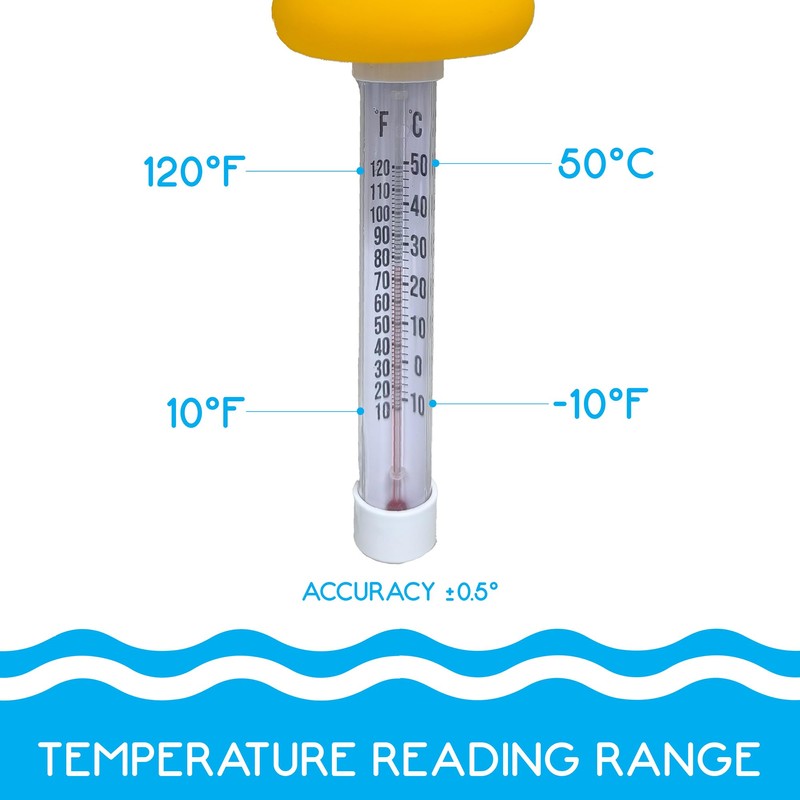 Ripple: Duck Thermometer - Pool & Hot Tub Spa Temperature