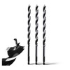 MOXPIFY 3-Piece Wood Drill Bit for Softwood, Hardwood with Centre