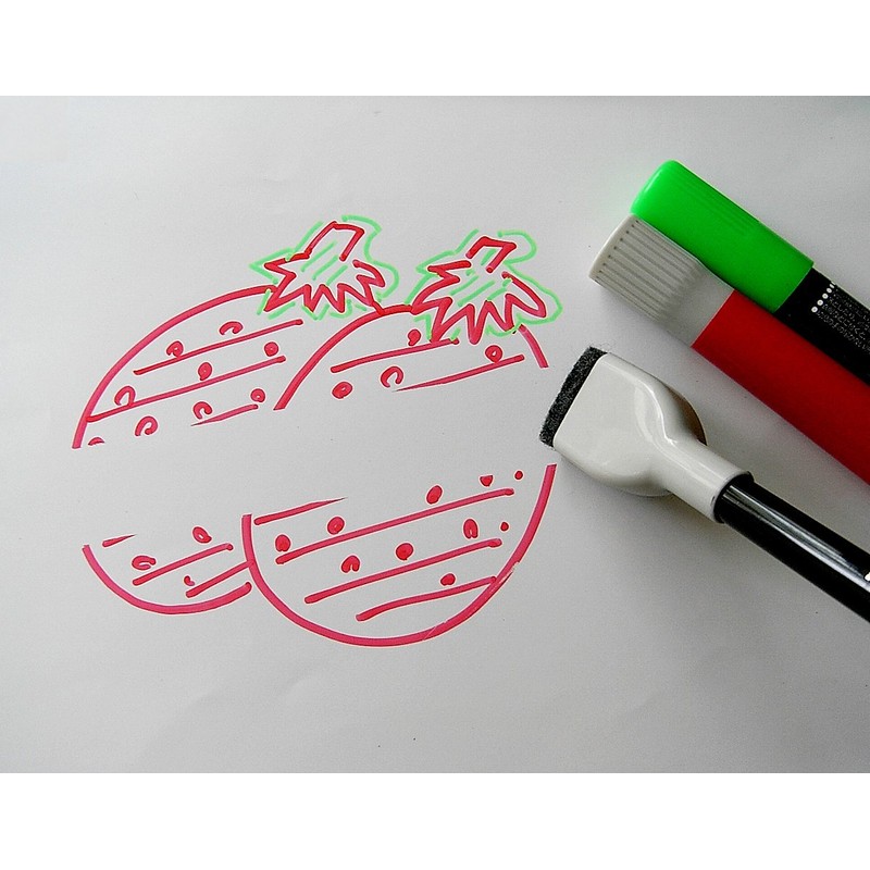 PNCGSA4W08 European Printing Whiteboard, Erasable Paper, A4 Sheet (Pack of