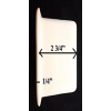 HCP INDUSTRIES 6x4 Blush Porcelain Recessed Soap Dish Shower Tile