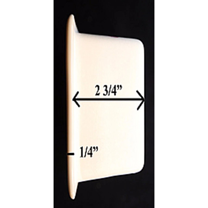 HCP INDUSTRIES 6x4 Blush Porcelain Recessed Soap Dish Shower Tile