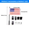 West-xingzhe UTV Flag Pole for Polaris RZR Ranger General Can