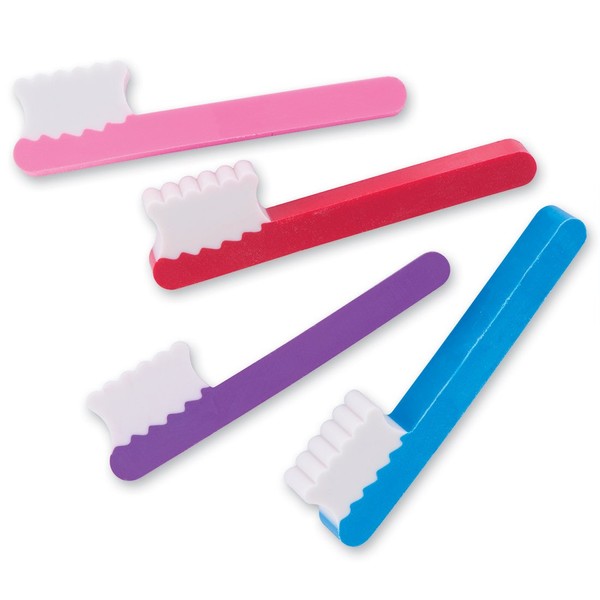 SmileMakers Toothbrush Erasers-Prizes and Giveaways-72 per Pack