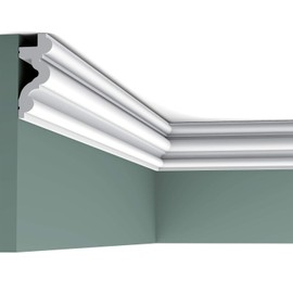 Orac Decor 3-1/4in H x 78in Long (3 Pack) C324 Crown Moulding, White