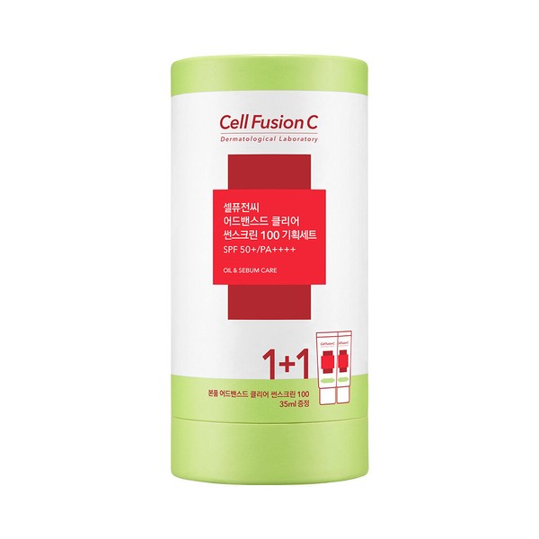 Cell Fusion C Advanced Clear Sunscreen 100 Twin Pack SPF50+/PA++++