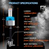 GTinthbox 2x CANbus Red LED Bulbs Fit Volkswagen Jetta MK6