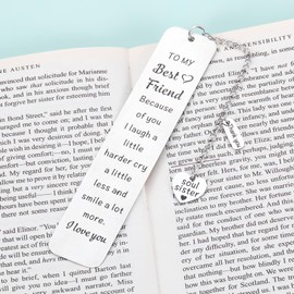 Stress Relief Gifts for Women- Anxiety Relief Gift for Best Friends Valentines Days for Women Book Mark for Reading Women Book Club Gift for Bestie Book Lover Gifts for Soul Sister Birthday Gifts