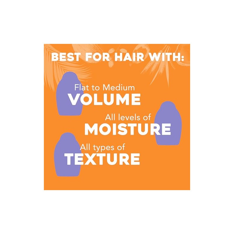 OGX, Shampoo Volumen y Fuerza Extra de Biotina y Colágeno,