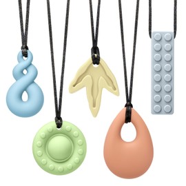 Chewy Sensory Toys for Autism, Silicone Chew Teether for Kids with ADHD, SPD, Chewing, Oral Motor Therapy Sensory Toys