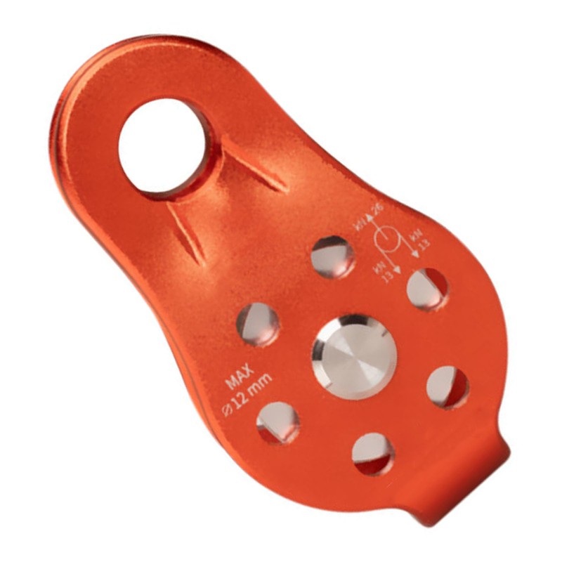 Fixed Single Pulley Cave Exploration Crossing Rescue Lifting Aluminium Alloy