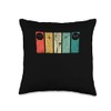Badminton Love Happy Team Player Coach Funny Shuttlecock Throw Pillow
