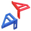 Aluminum Alloy Multi Angle Measuring Ruler Woodworking Square Protractor 45°