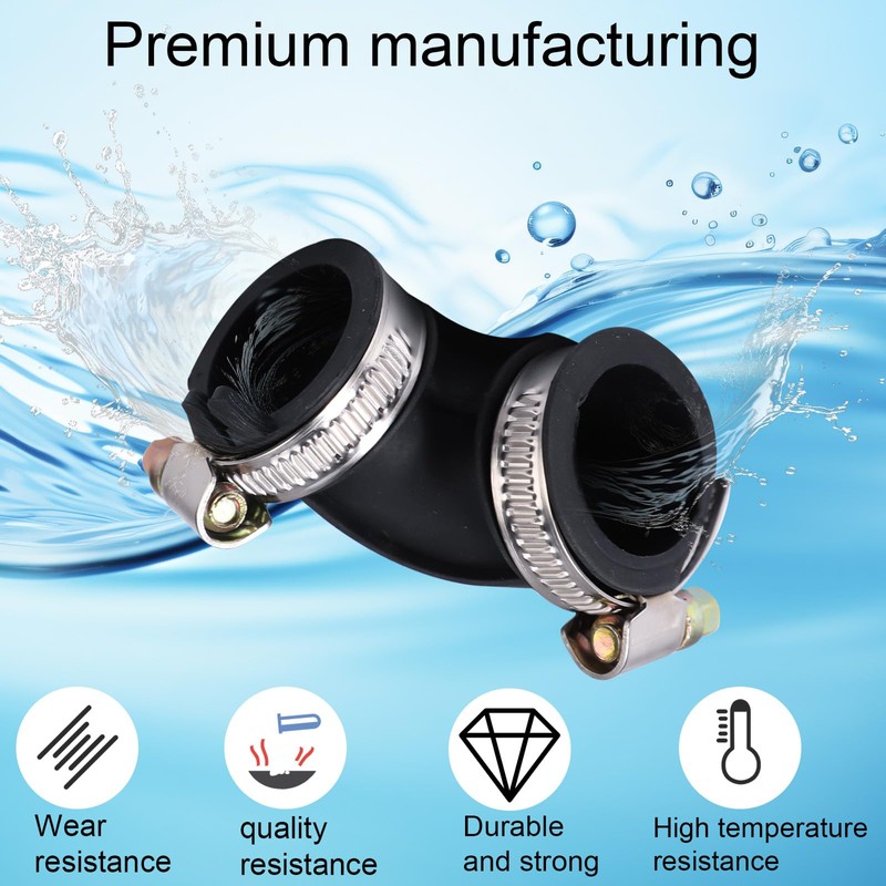 WD24X33918 Dishwasher Elbow Hose, Drain Circulation Sump Pump Hose with