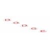 Rear Dodge Emblem Overlay Decal - Fits 2015-2023 Challenger -