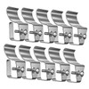 TEHAUX 40pcs Vinyl Siding Clips Punch Outdoor Wall Hooks for