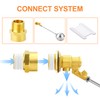 GASHER 1PCS 1" 304 Stainless Steel Float Ball Valve with