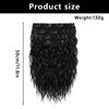 Hair Extension Clips Black - Hair Extensions Clip in 12