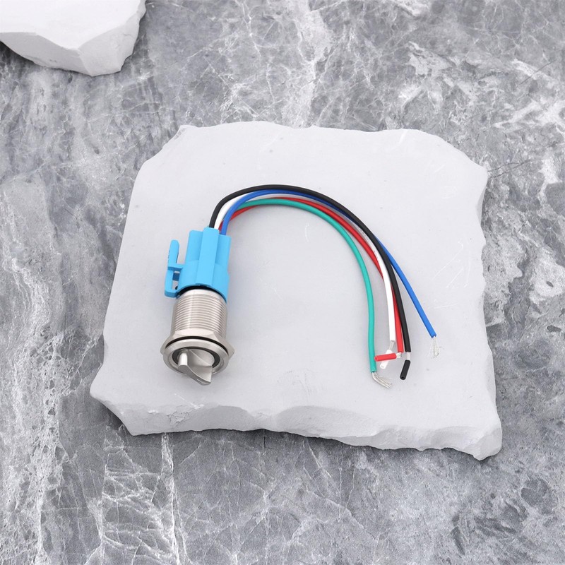 Be In Your Mind 19mm 5 Pin 12V~24V Rotary Switch