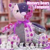 Memory Bear Patterns for Sewing, Sewing Patterns for Beginners, 10Pcs