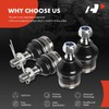 A-Premium Set of 4, Front Upper & Lower Ball Joints