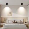 FNOESTY Flush Mount Ceiling Light Fixtures, 20W 4000K Dimmable Cylinder