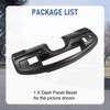 JDMSPEED Instrument Dash Cluster Bezel Dash Panel Replacement Compatible with