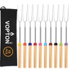 10 Pcs Marshmallow Roasting Sticks for Fire Pit Long 32Inch,