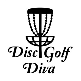 Disc Golf Vinyl Sticker Decal Disc Golf Diva