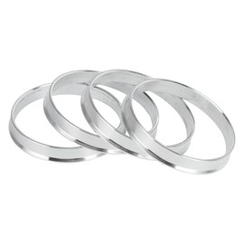INFINAUTO Hub Centric Rings, 63.4mm ID to 67.1mm OD Vehicle Wheel Hubrings Aluminum Alloy, 4 Pcs