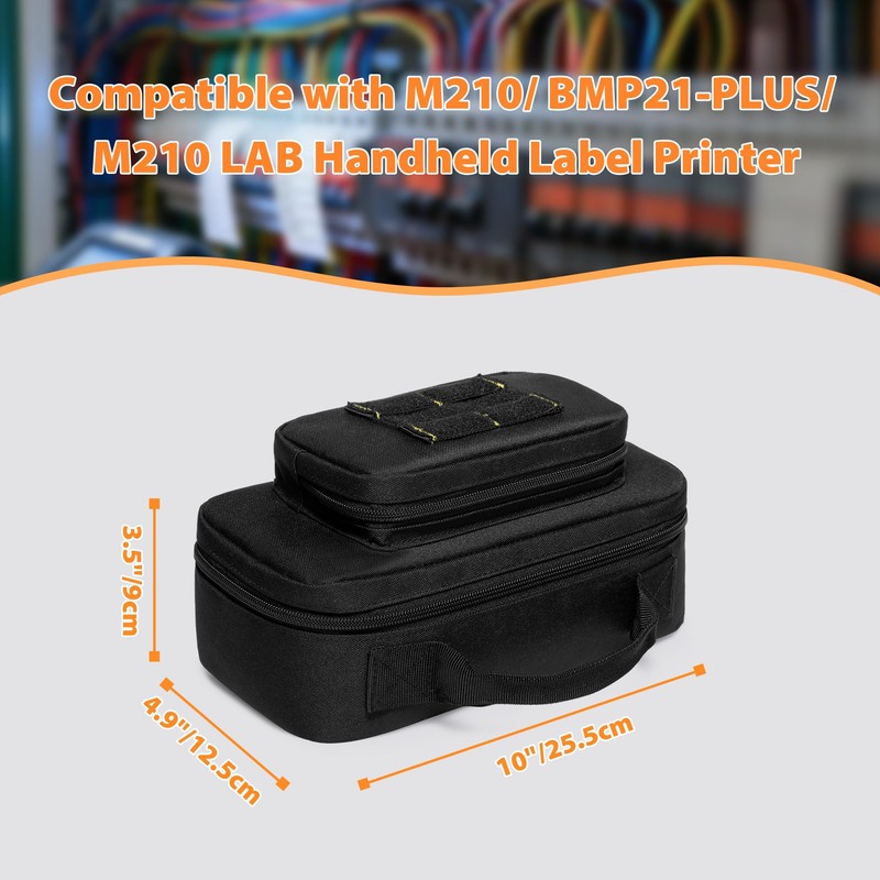 CURMIO Label Maker Case Compatible with Brady M210/M210 LAB/BMP21-PLUS
