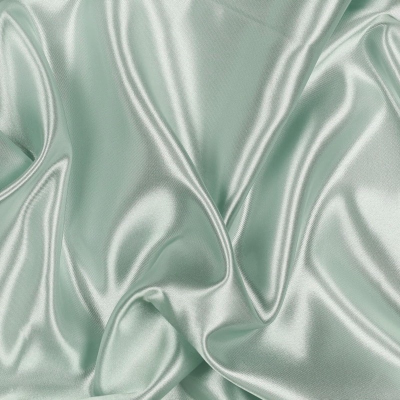 Mondo Tessuti Plain Soft Satin Panel 100cm x 150cm (Aqua)