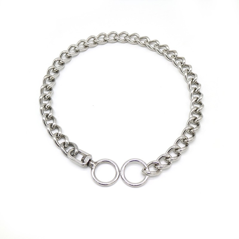 Pet Dog Collars Stainless Steel Training Collars Dog Chain Necklace