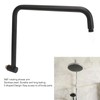 Shower Head Extension with Flange S Shape Shower Arm Wall