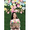 Dudaacvt 8x10 ft Easter Backdrop Happy Easter Backdrops Easter Green