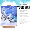 U.S. Art Supply Venice Heavy Duty H-Frame Tabletop Easel -