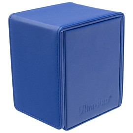Ultra Pro - Vivid Series Alcove Flip Card Holder (Blue) - Holds and protects up to 100 full size collections, baseball, games, sports, or full size cards