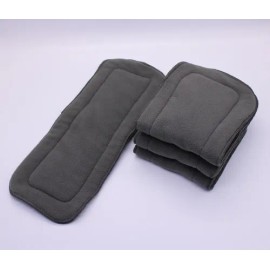 5 Absorbentes Bambu Charcoal Pañal Ecológico Lavable 5 Capas                                                                                          