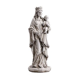 18.5" Mary Queen of Heaven with Child Garden Statue