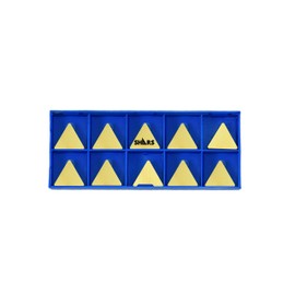Shars TPG 322 Tin Coated Carbide Insert 10 Pcs Set 424-0049 (10) !
