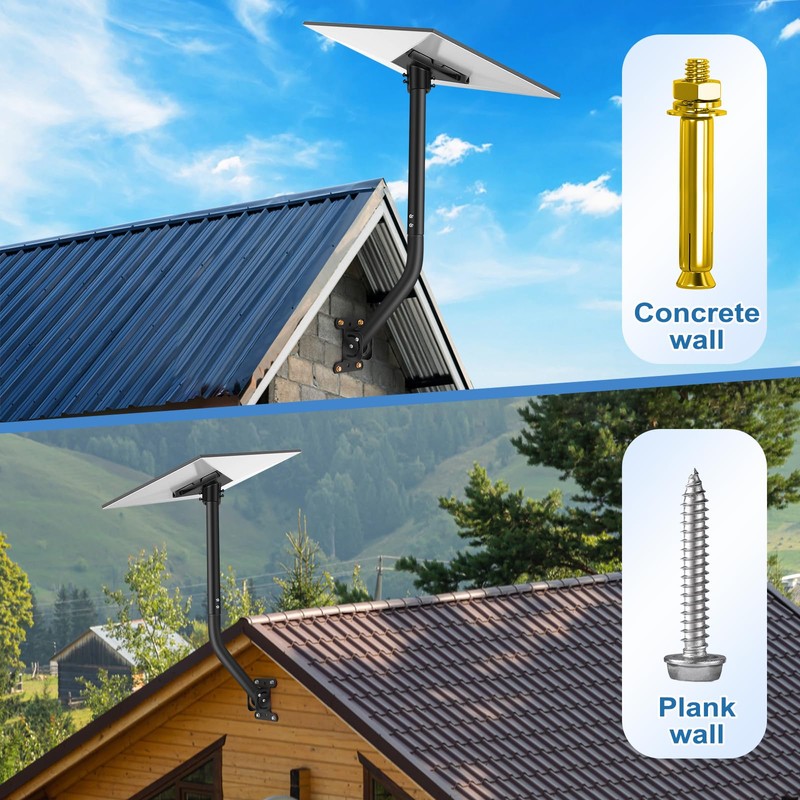 Gen 3 Starlink Mount, Adjustable Wall/Roof Mounting Kit, Compatible with