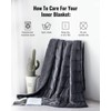 Uttermara Weighted Blanket Queen Size 20lbs for Adults, Sherpa Fleece