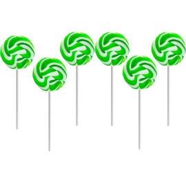 Fruidles St. Patrick's Day Swirl Lollipops, Party Favor Box, Individually Wrapped (12-Pack)