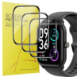 Blueshaweu Screen Protector Compatible with Gydom Smartwatch 1.8 Inch IDW13, HD Clear Flexible TPU Screen Protector [Pack of 3] for Gydom IDW13/ IOWODO W13/Woneligo W13 Smartwatch (HD)