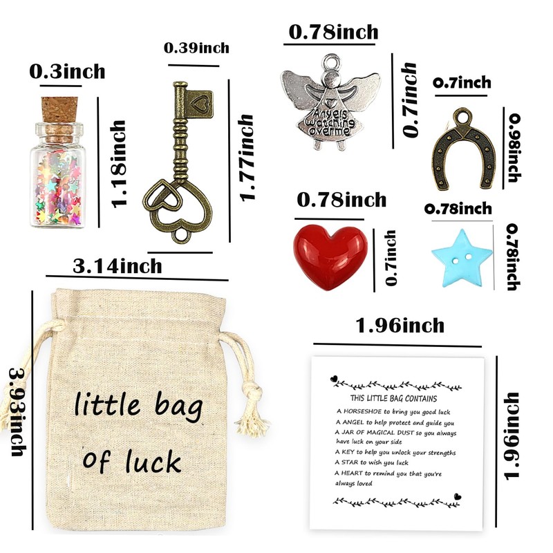 LUOKIFUR Good Luck Meaning Small Bag Accessory Gift Lucky Souvenir